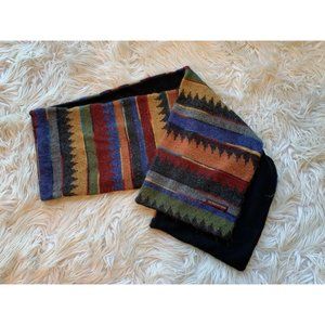 The Territpry Ahead Alpaca Hair Scarf aztec print winter 62” x 9”